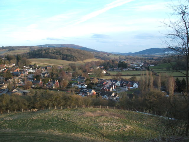 Ewyas Harold as seen from the castle Source:Youtube