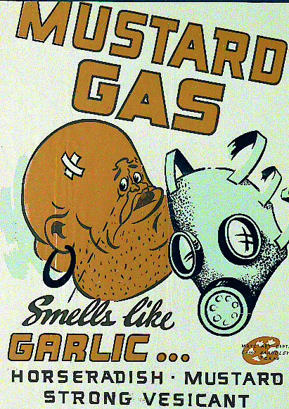 US Army World War II Gas Identification Poster, ca. 1941–1945