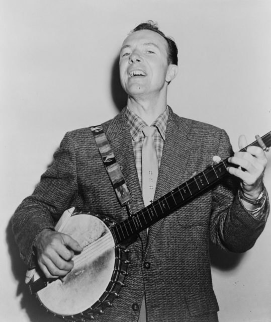 Pete Seeger in 1955. Source