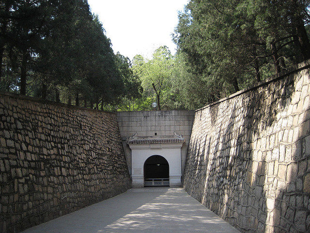 The Dingling Tomb entrance. Source