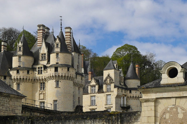 The castle itself sits slightly raised above its surroundings, and is an architectural treat with its numerous circular towers, turrets and chimneys.