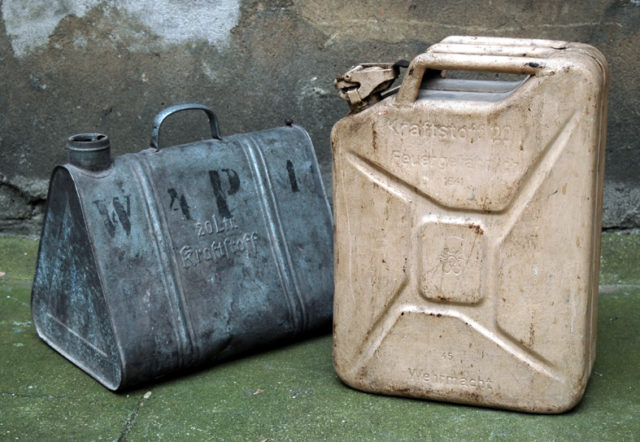 The pre-jerrycan and the jerrycan. Source