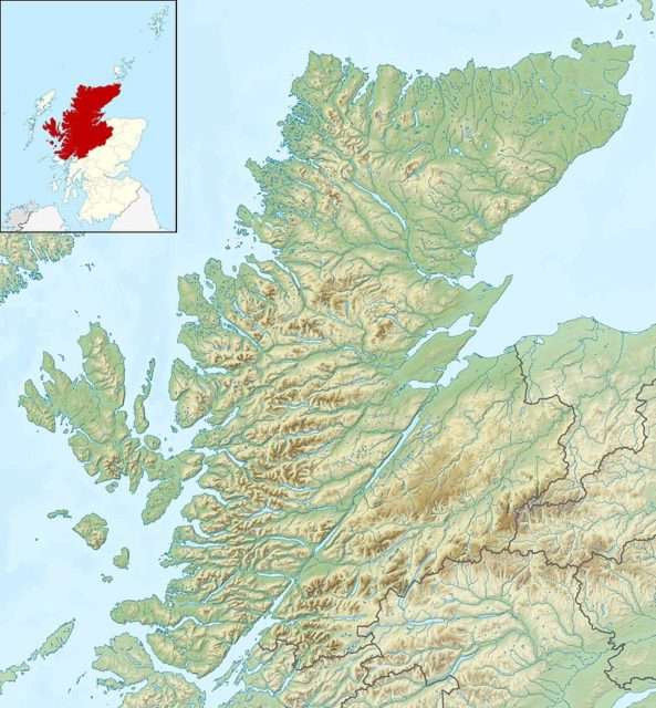 Noss Head Lighthouse is located in Highland Source::By Contains Ordnance Survey data © Crown copyright and database right, CC BY-SA 3.0, 