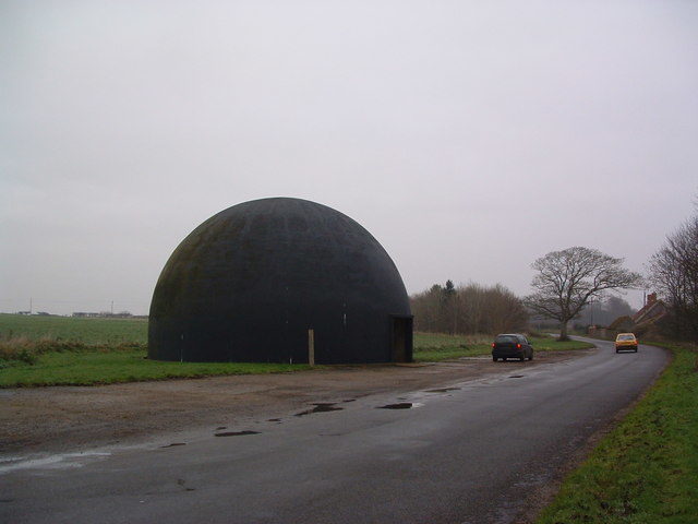 An unusual sight by the roadside. Source