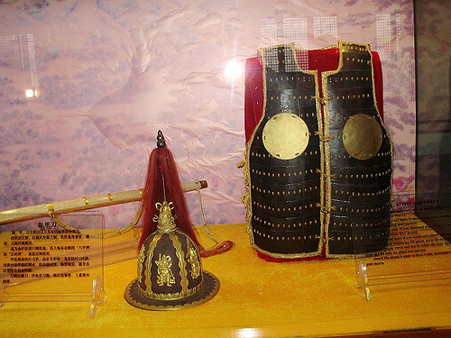 emperor uniform at Ming Tombs. Source