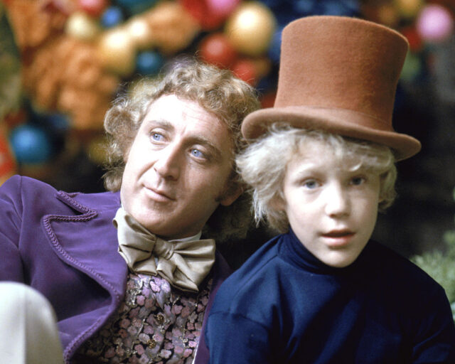 Gene Wilder and Peter Ostrum as Willy Wonka and Charlie Bucket in 'Willy Wonka & the Chocolate Factory'