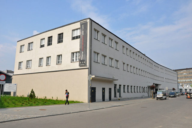 Schindler's factory in Kraków, 2011. By Jennifer Boyer - Flickr: Schindler’s factory, CC BY 2.0, https://commons.wikimedia.org/w/index.php?curid=17904020