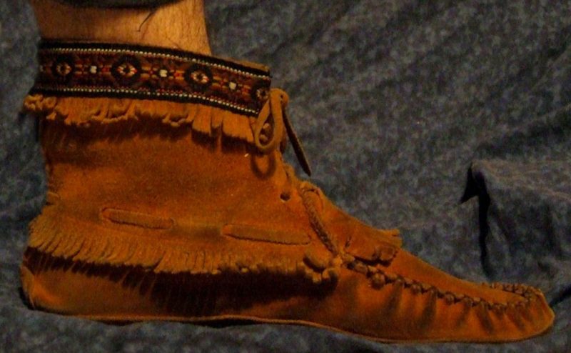 A soft-soled moccasin. Photo Credit