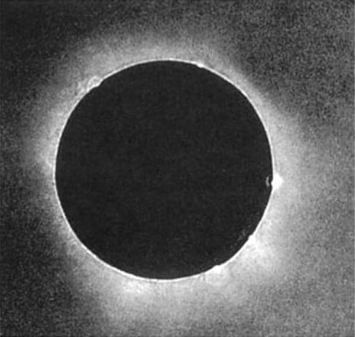 The solar eclipse of July 28, 1851 is the first correctly exposed photograph of a solar eclipse, using the daguerreotype process.
