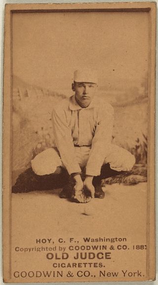 Baseball card of Hoy. Wikipedia/Public Domain