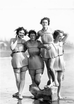 In 1929, Spruce veneer bathing suits were described as simple, cheap ...