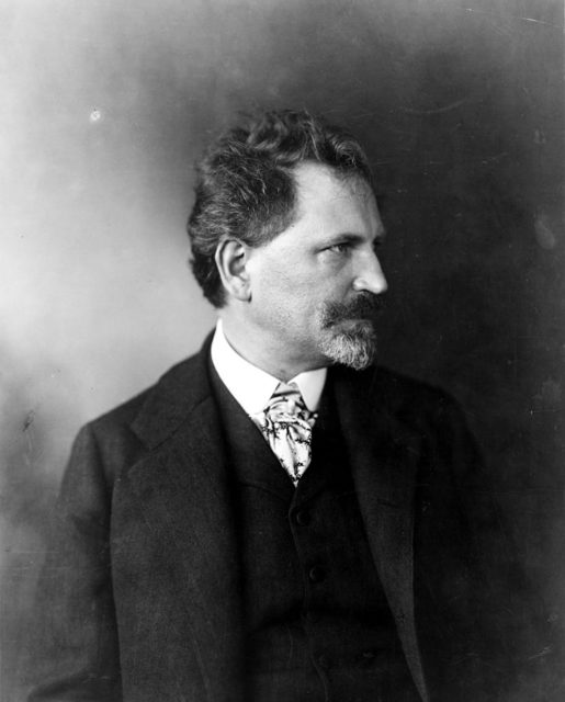Alphonse Mucha, photographed around 1906