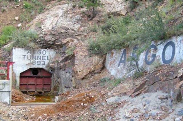 Portal of the Argo Tunnel, Idaho Springs, Colorado, USA 