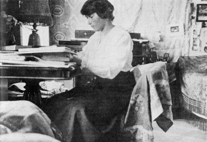 Grand Duchess Anastasia Nikolaevna in captivity at Tobolsk in the spring of 1918