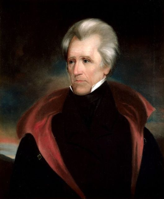 Andrew Jackson Source:Wikipedia/public domain