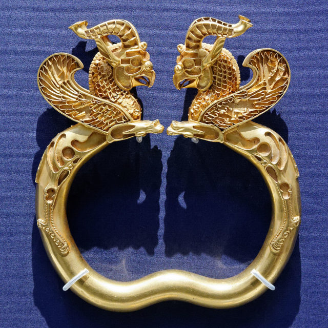 Armlet from the Oxus Treasure. Image by - Wikipedia, Public Domain