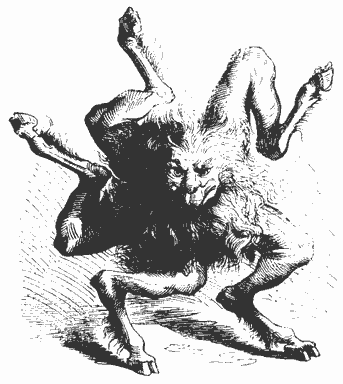Illustration of a demon.
