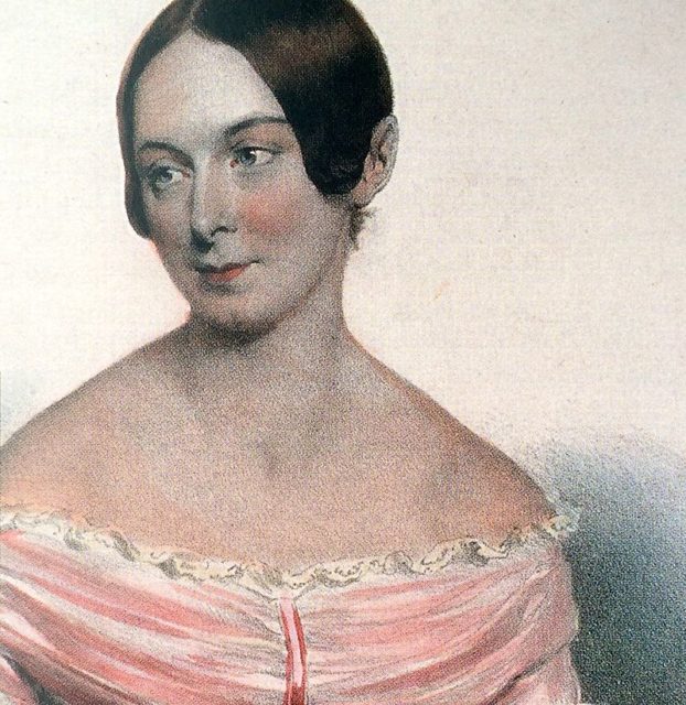 Caroline Unger, who sang the contralto part at the first performance and who is credited with turning Beethoven to face the applauding audience. Source: Wikipedia Public Domain