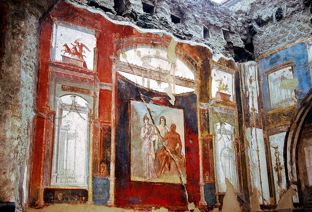 Herculaneum was originally discovered when a wall was being dug in the 18th century. Photo Credit