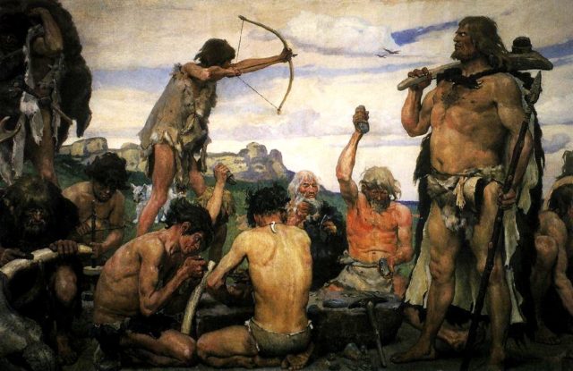 Stone Age by Viktor Vasnetsov