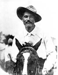 Jesús García Corona riding a horse days before his death. Wikipedia/Public Domain