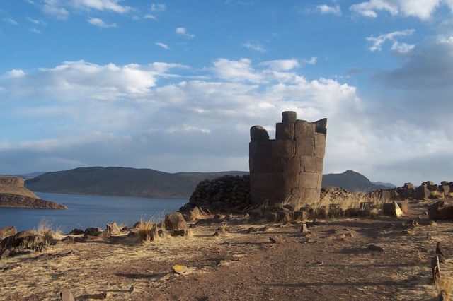 Many of the tombs have been dynamited by grave robbers, while others were left unfinished. Wikipedia Public Domain