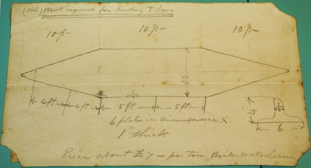 Sketch of the design of Resurgam II by George Garrett. Photo Credit