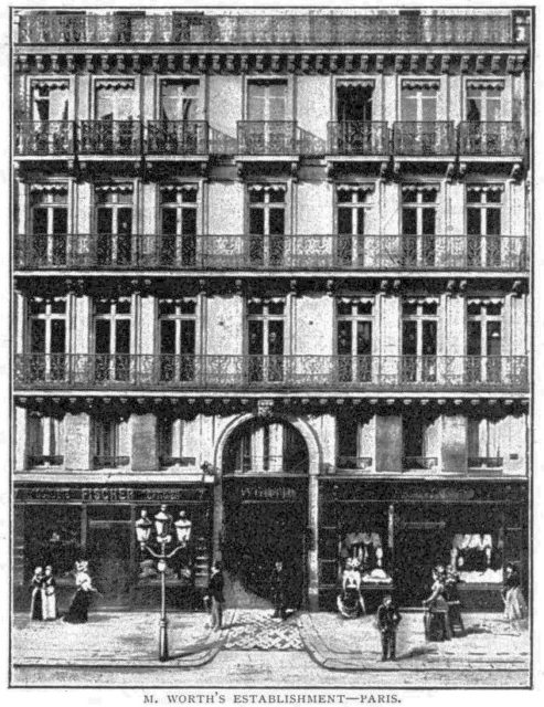The House of Worth at 7 rue de la Paix became a meeting point for high society.