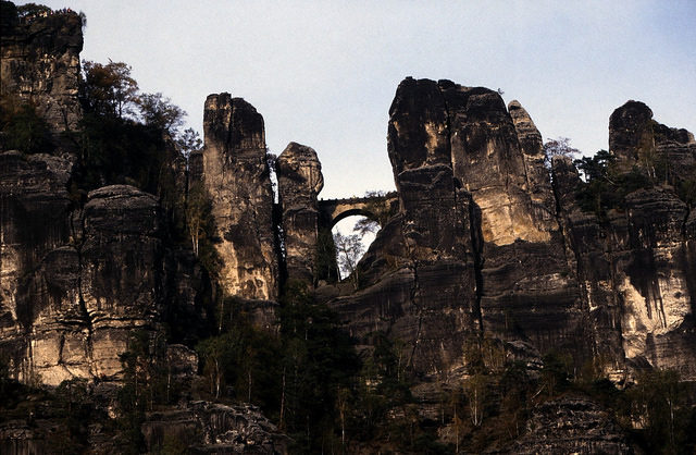The german word "bastei" means "bastion" and this rock formation truly fits the description. Photo Credit