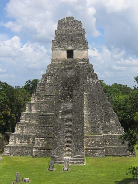 Tikal (Guatemala) Source:By Raymond Ostertag - Self-photographed, CC BY-SA 2.5, 