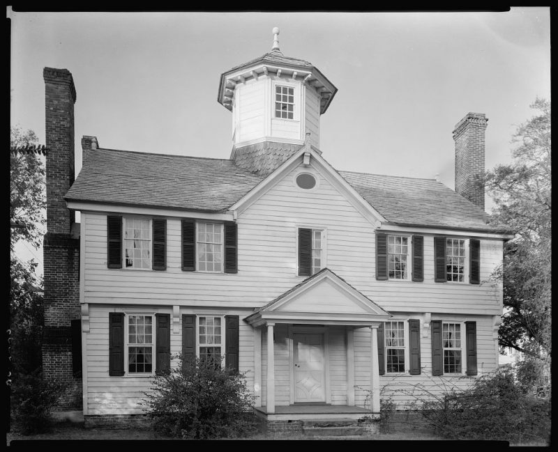 The beautiful 18thcentury Cupola House in Edenton, North Carolina, is