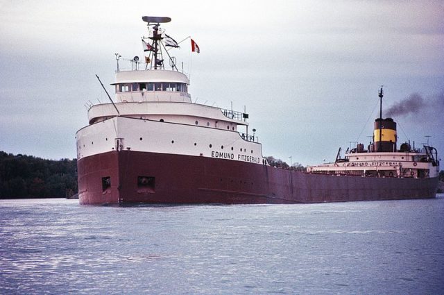 SS Edmund Fitzgerald underway Photo Credit