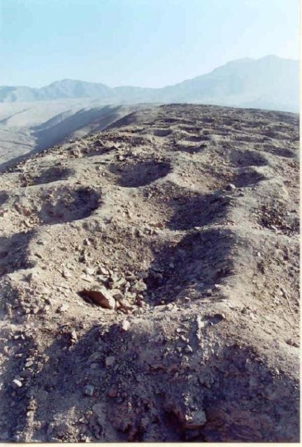 Faixa de Buracos - Linhas de Nazca - Peru - Band of Holes Photo Credit 