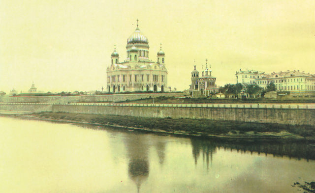 The Cathedral of Christ the Savior in Moscow was demolished by the Soviet authorities in 1931 to make way for the Palace of Soviets. The palace was never finished, and the cathedral was rebuilt in 2000.