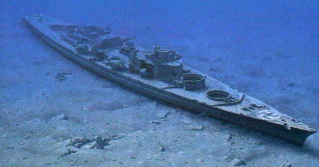 Bismarck underwater