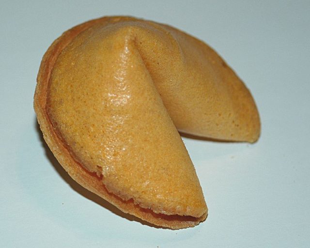 Fortune cookies are not a Chinese custom. They were invented in the