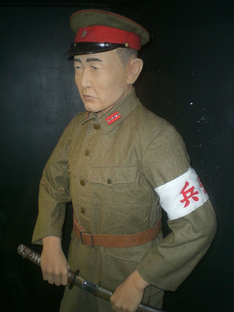 A Kempeitai Socho uniform at the Hong Kong Museum of Coastal Defence. Photo Credit