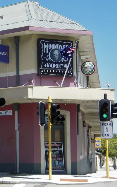 Moondyne Joe's Bar and Bistro, Fremantle, takes its name from the famous bushranger. Photo Credit