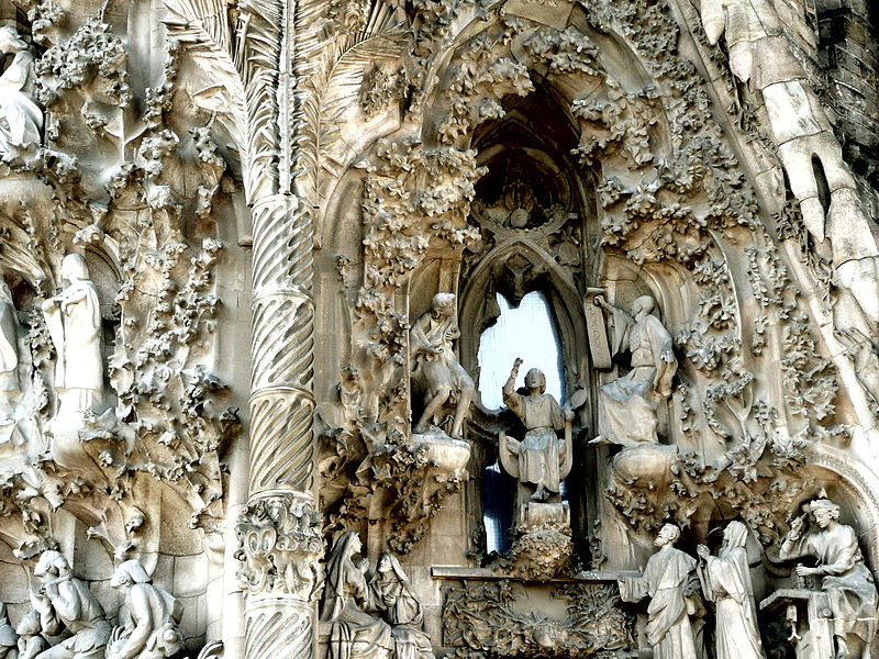 The Nativity Facade. Photo Credit