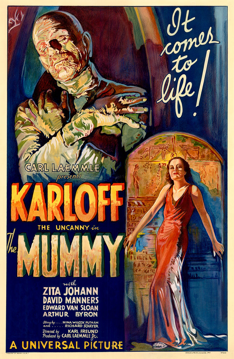 Film poster for the 1932 film The Mummy