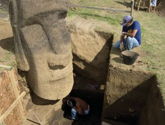 The statues, whose traditional name is “moai,” were carved from volcanic rock between A.D. 1100 and 1500 by ancient Polynesians. They range in size, with the tallest reaching 33 feet (10 meters). Although their significance is still somewhat of a mystery, the moai are thought to have been representations of the indigenous peoples’ ancestors. Tribespeople would probably have carved a new statue each time an important tribal figure passed away. Photo Credit