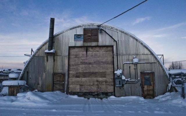 A Quunset hut in Fairbanks industrial section. Photo Credit