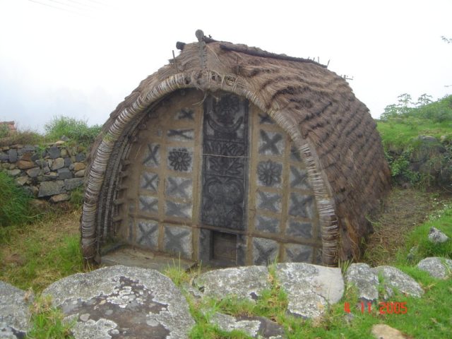 A Toda temple in Muthunadu Mund near Ooty, India. Photo Credit