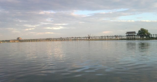 A historic structure that stretches 1,200 meters across the Taungthaman Lake. Photo Credit