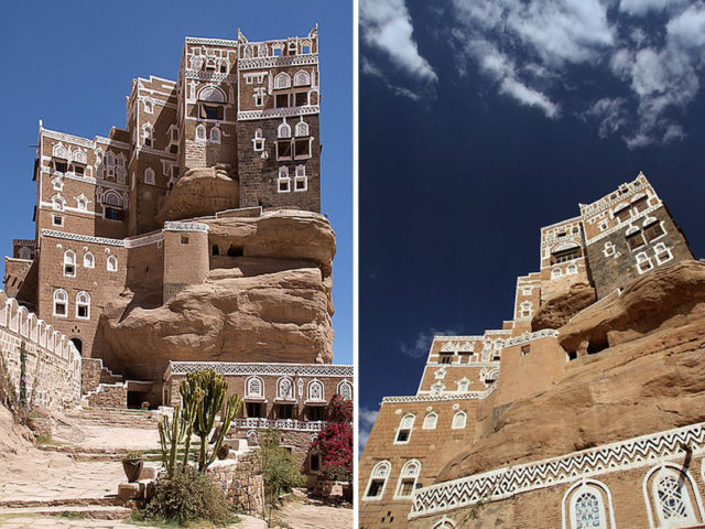According to archeologists, the rock palace was built by al-Imam Mansour, dating back to 1786. Photo Credit1 Photo Credit2