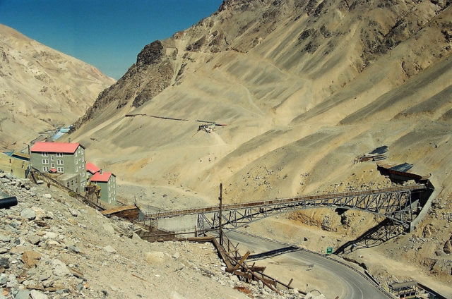 All supplies had to be brought into the city via a narrow gauge railroad. Photo Credit