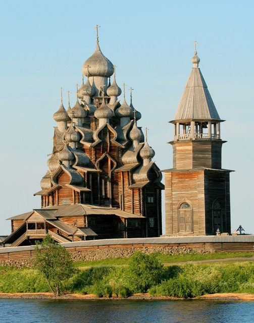 Belfry and the Church of the Transfiguration. Photo Credit