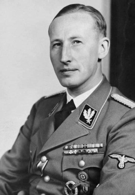 Reinhard Heydrich. Photo by Bundesarchiv Bild 146-1969-054-16 / Hoffmann, Heinrich / CC-BY-SA