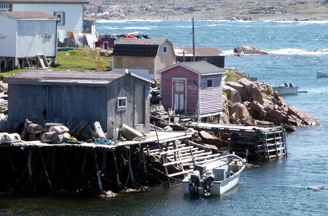 A Newfoundland fishing outport Photo Credit