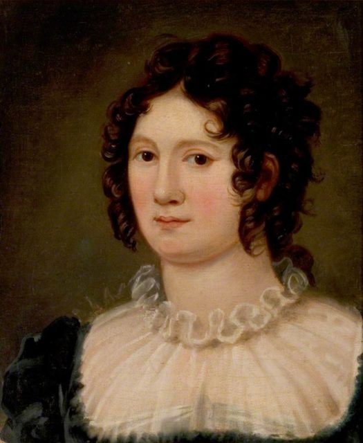 Clairmont in 1819, painted by Amelia Curran